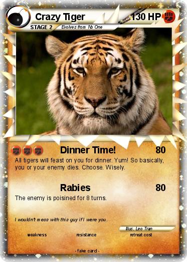 Pokemon Crazy Tiger
