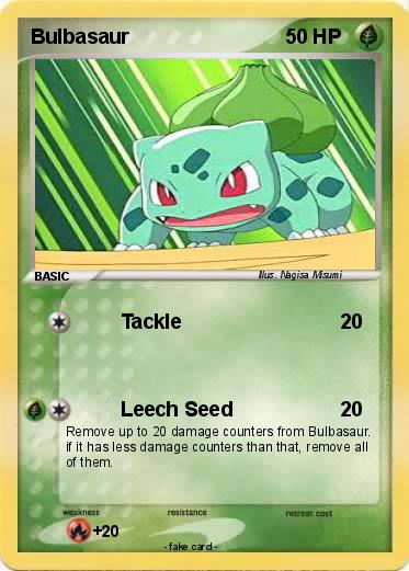 Pokemon Bulbasaur