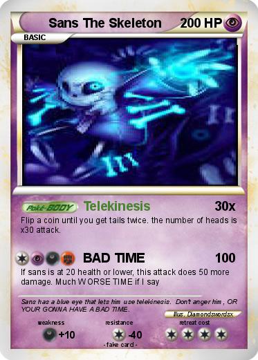 Pokemon Sans The Skeleton