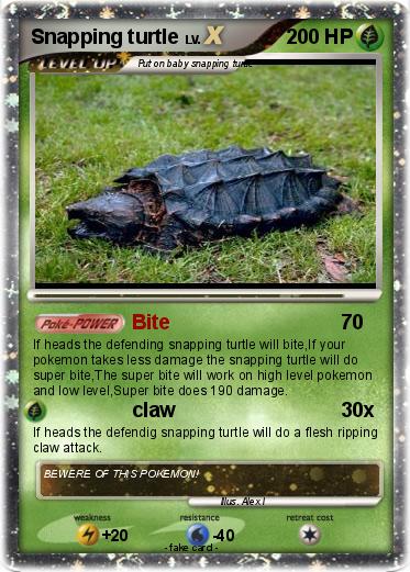 Pokemon Snapping turtle