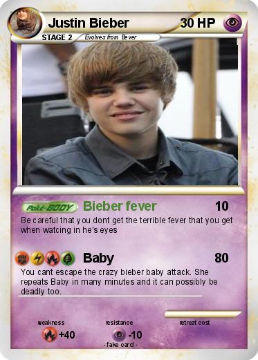 Pokemon Justin Bieber