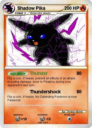 Pokemon Shadow Pika