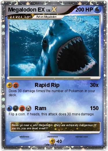 Pokemon Megalodon EX