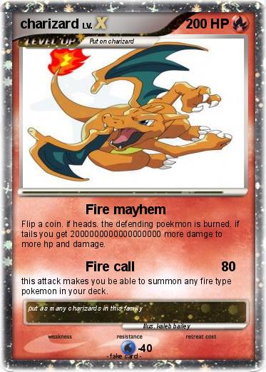 Pokemon charizard