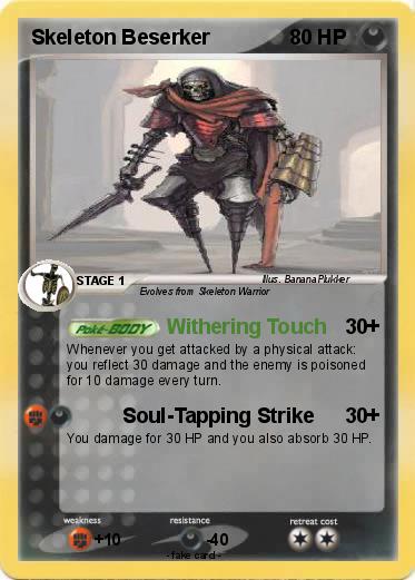 Pokemon Skeleton Beserker