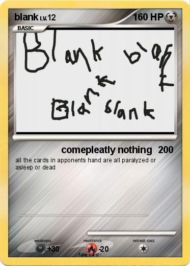 Pokemon blank