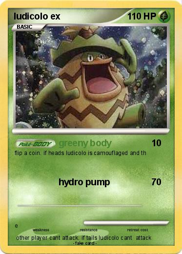 Pokemon ludicolo ex