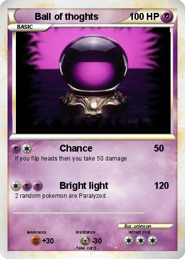 Pokemon Ball of thoghts