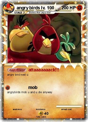 Pokemon angry birds lv. 100