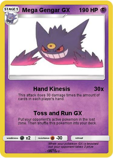 Pokemon Mega Gengar GX