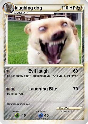 Pokemon laughing dog