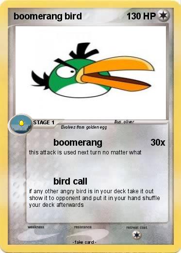 Pokemon boomerang bird