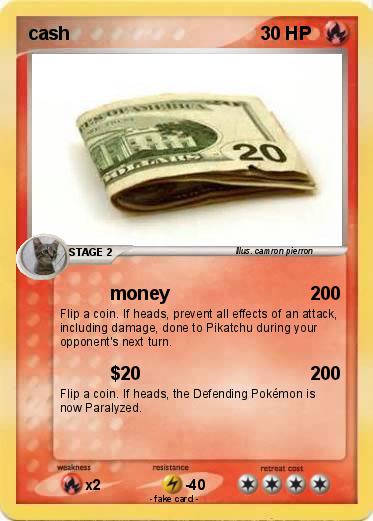 Pokemon cash