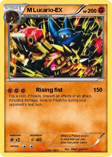 Pokemon M Lucario-EX