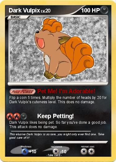 Pokemon Dark Vulpix