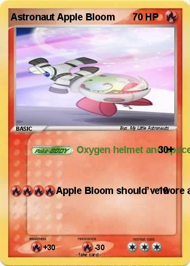 Pokemon Astronaut Apple Bloom