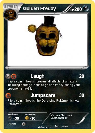 Pokemon Golden Freddy