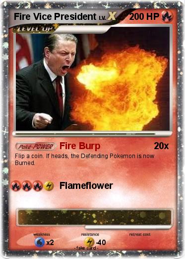 Pokemon Fire Vice President
