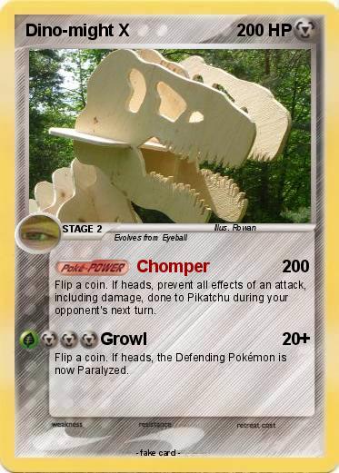 Pokemon Dino-might X