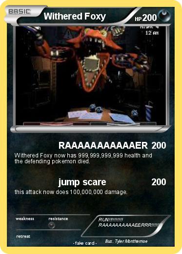 Pokemon Withered Foxy