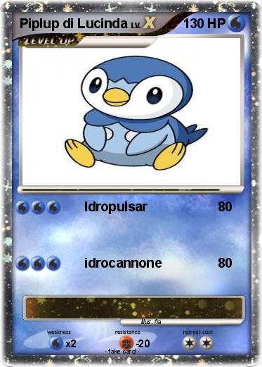 Pokemon Piplup di Lucinda