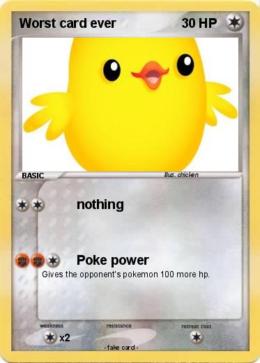 Pokemon Worst card ever