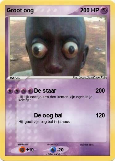 Pokemon Groot oog