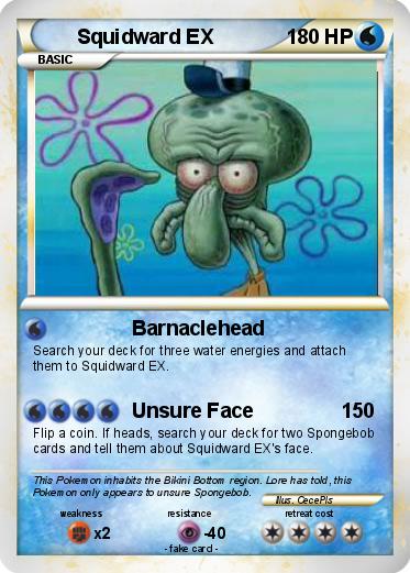 Pokemon Squidward EX