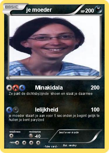 Pokemon je moeder
