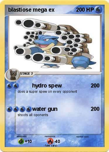 Pokemon blastiose mega ex