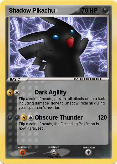 Pokemon Shadow Pikachu