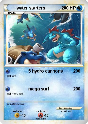 Pokemon water starters