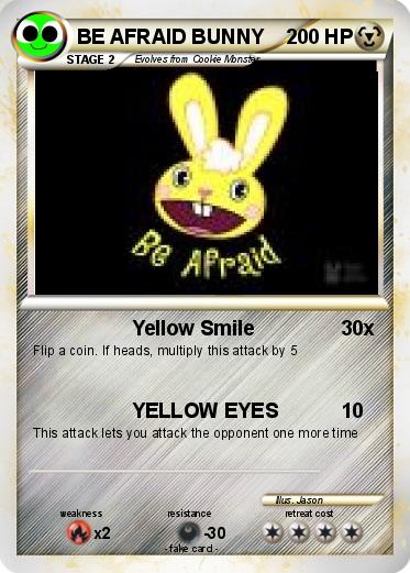 Pokemon BE AFRAID BUNNY