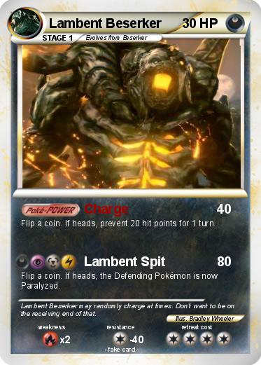 Pokemon Lambent Beserker