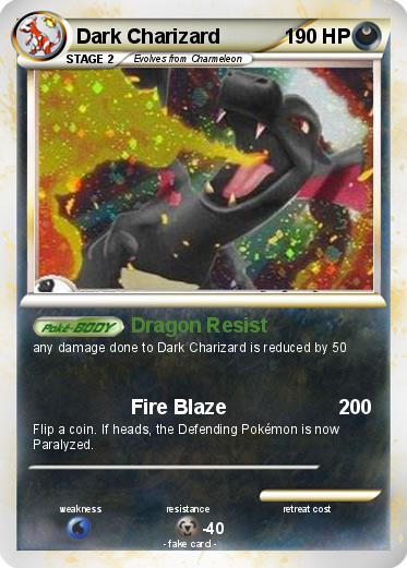 Pokemon Dark Charizard