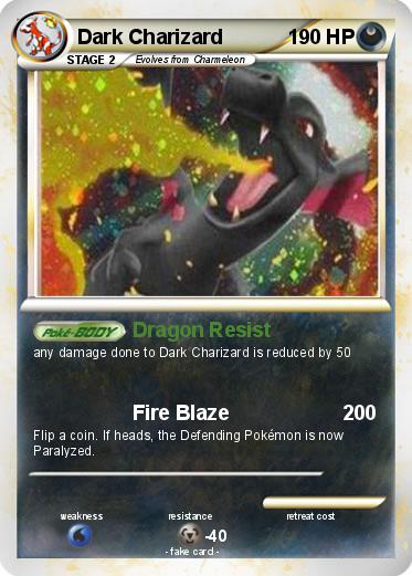 Pokemon Dark Charizard