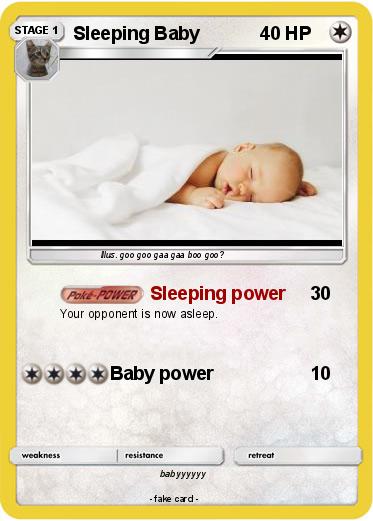 Pokemon Sleeping Baby