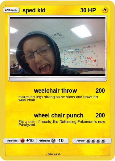 Pokemon sped kid