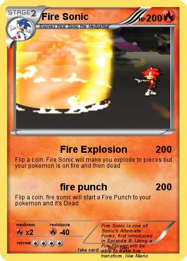 Pokemon Fire Sonic