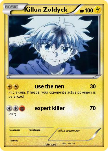 Pokemon Killua Zoldyck