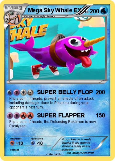 Pokemon Mega Sky Whale EX