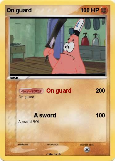 Pokemon On guard