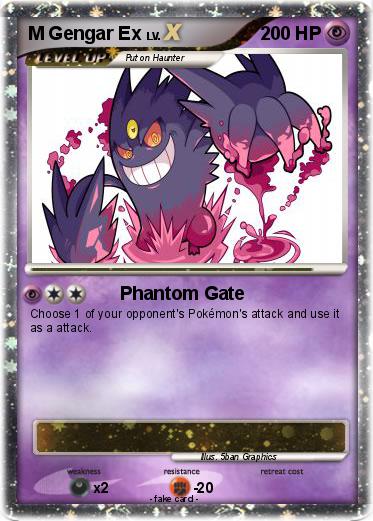 Pokemon M Gengar Ex