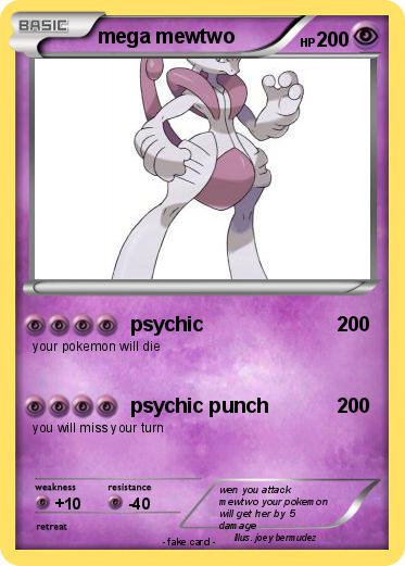 Pokemon mega mewtwo