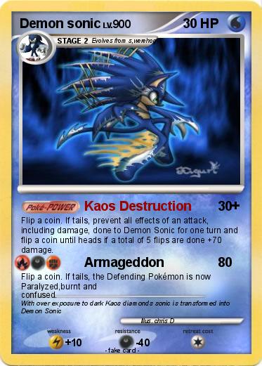 Pokemon Demon sonic