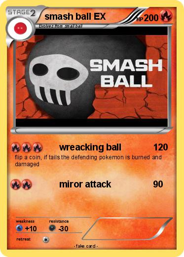 Pokemon smash ball EX