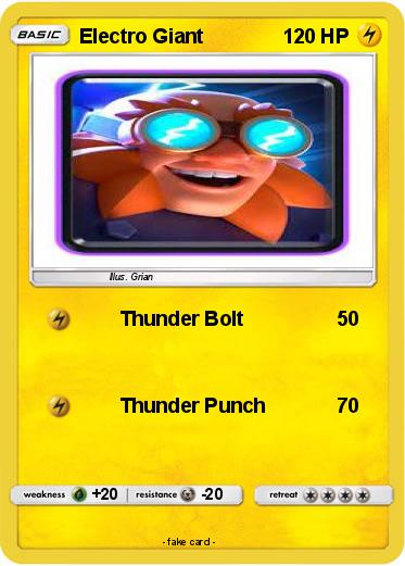 Pokemon Electro Giant