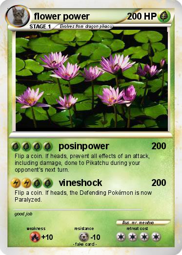 Pokemon flower power