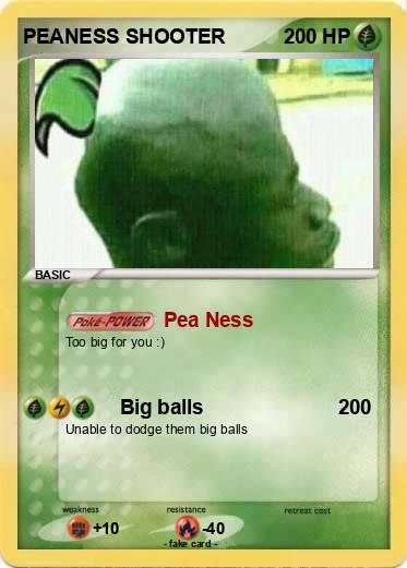 Pokemon PEANESS SHOOTER
