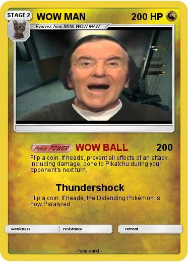 Pokemon WOW MAN